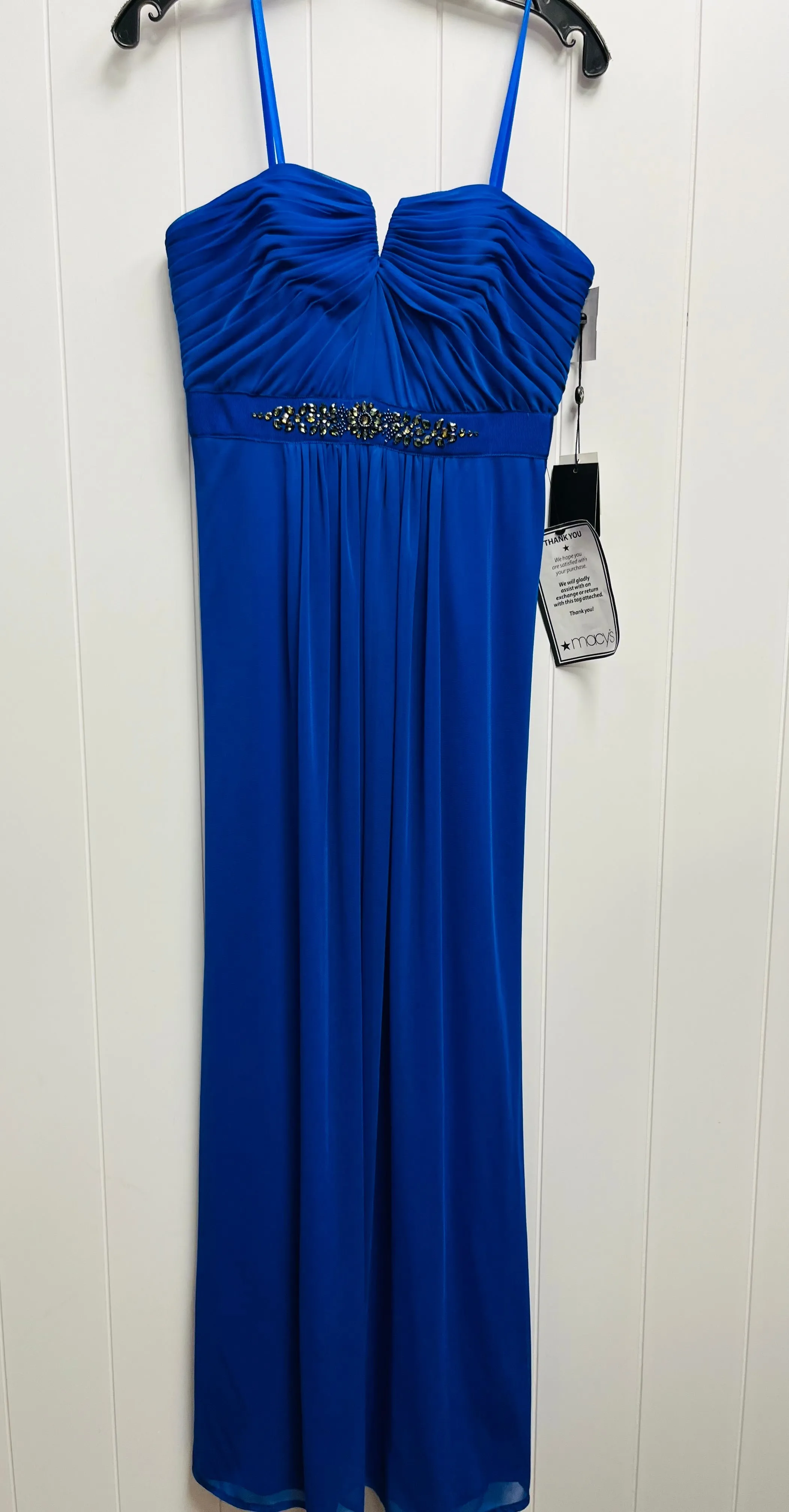 Dress Party Long By Adrianna Papell In Blue, Size: 2