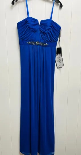 Dress Party Long By Adrianna Papell In Blue, Size: 2