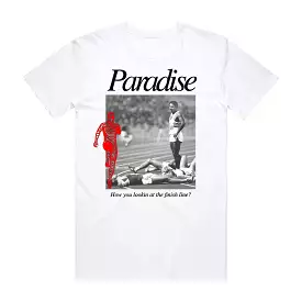 FINISH LINE TEE WHITE