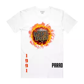 GAME OVER TEE WHITE/ORANGE