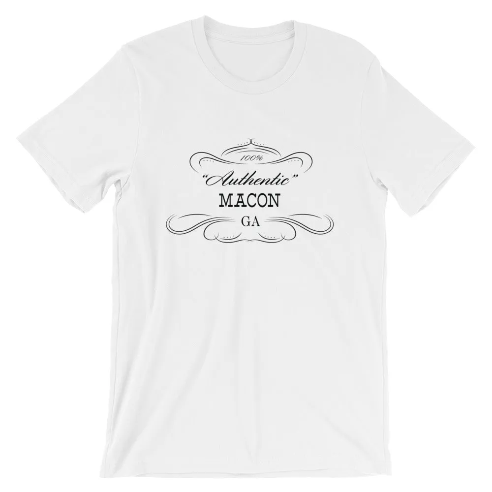 Georgia - Macon GA - Short-Sleeve Unisex T-Shirt - Authentic