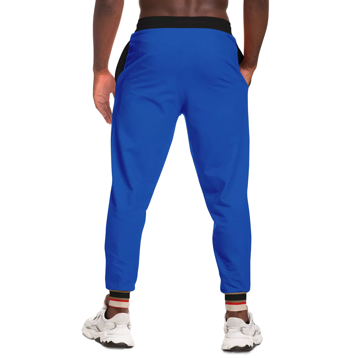 Gold Line Blue Unisex Fleece Joggers