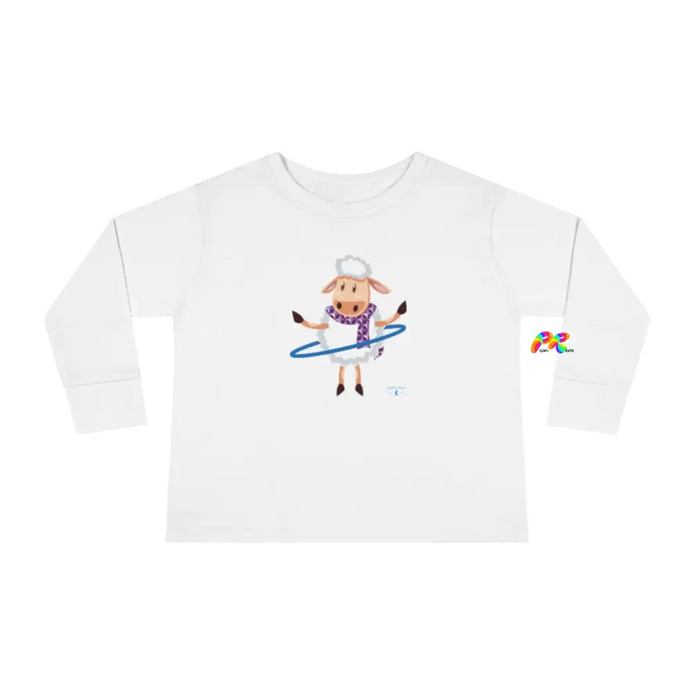 Hoop Sheep Toddler Long Sleeve T-Shirt