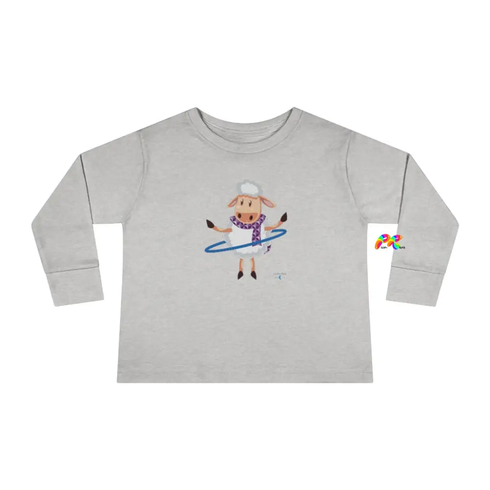 Hoop Sheep Toddler Long Sleeve T-Shirt