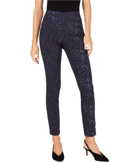 I-N-C Womens Leopard Casual Trouser Pants