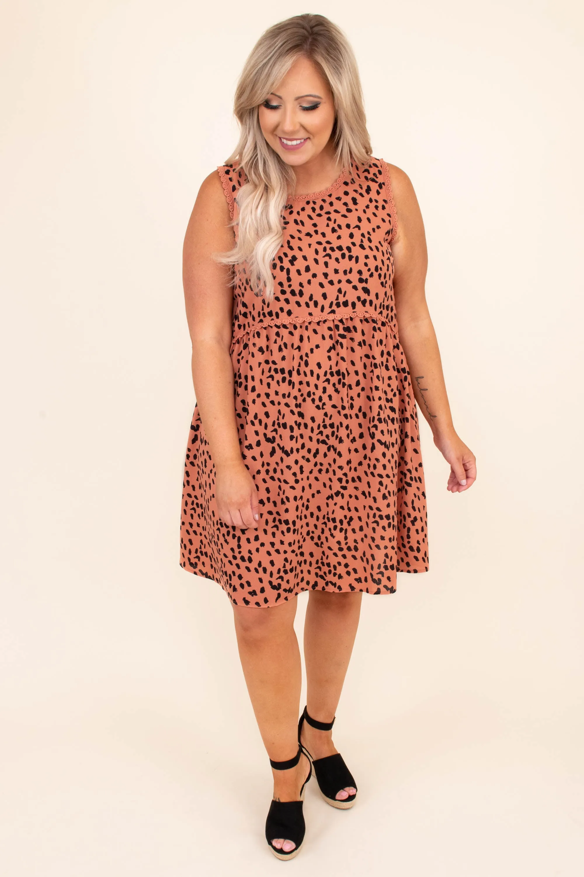 Infinite Possibilities Dress, Salmon