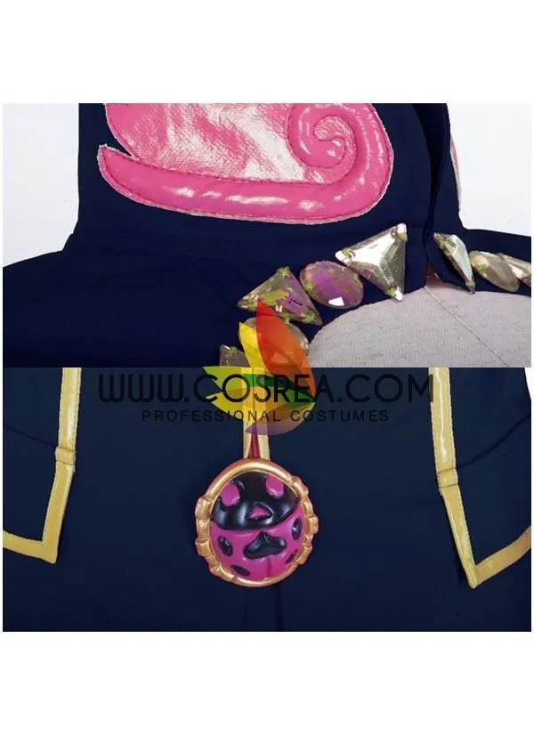 JoJo's Bizarre Adventure Giorno Giovana Golden Wind Navy Blue Cosplay Costume