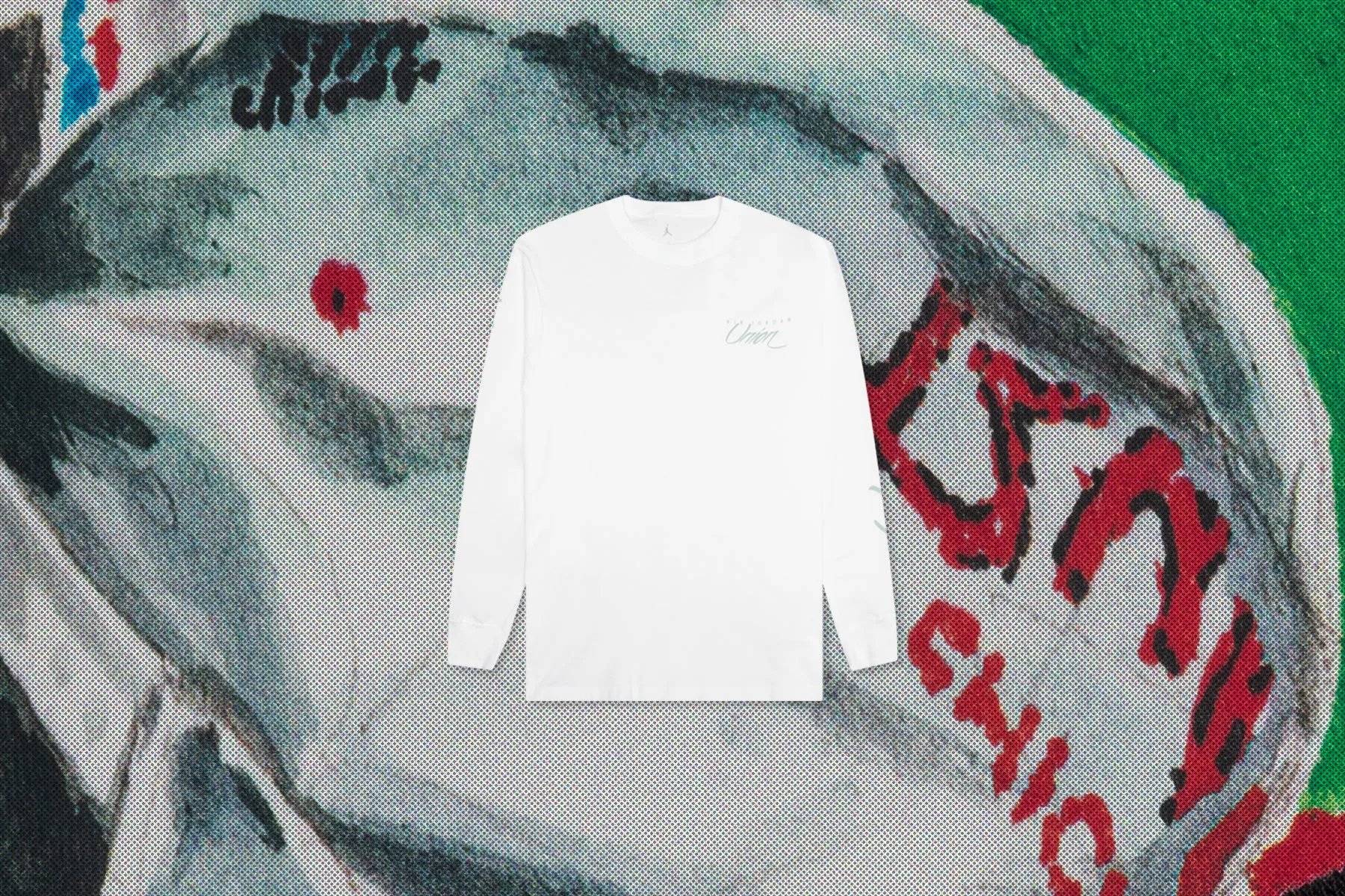 Jordan x Union L/S Tee - White/Grey Haze