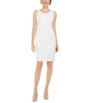 Kasper Womens Textured Sheath Dress