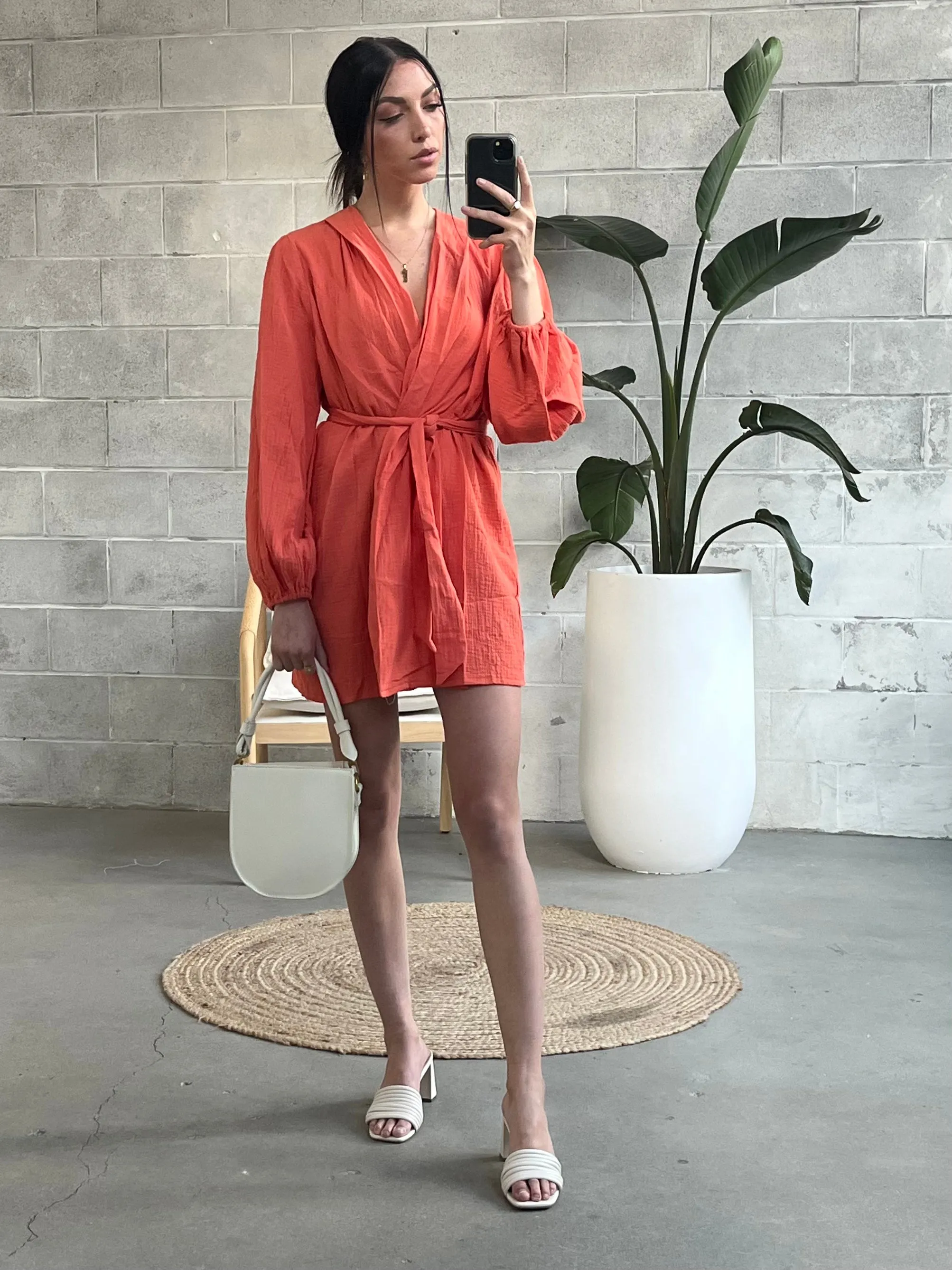 MADISON THE LABEL Geneva Kimono Wrap Dress