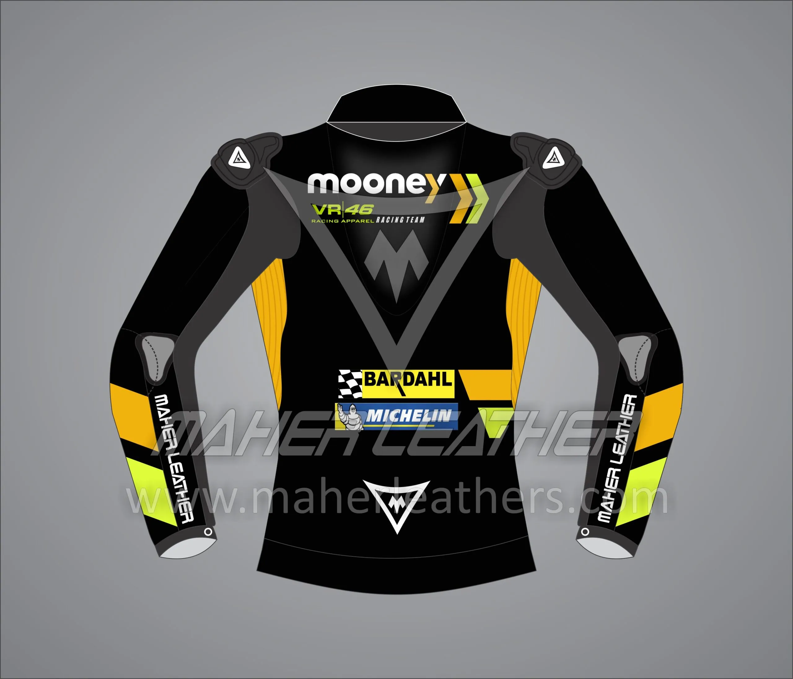 Marco Bezzecchi Mooney VR46 Motorbike Jacket MotoGP 2023