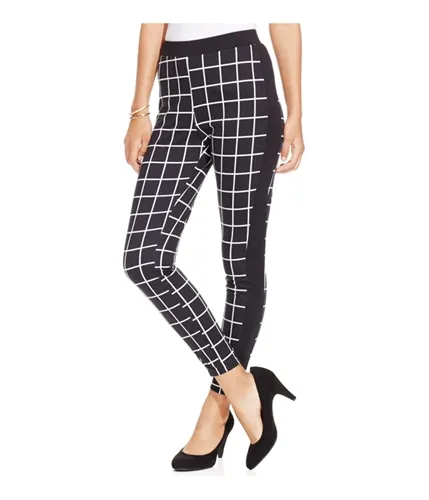 Material Girl Womens Printed Tuxedo Casual Trouser Pants