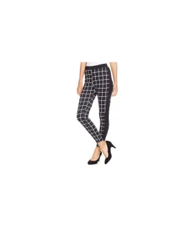 Material Girl Womens Printed Tuxedo Casual Trouser Pants