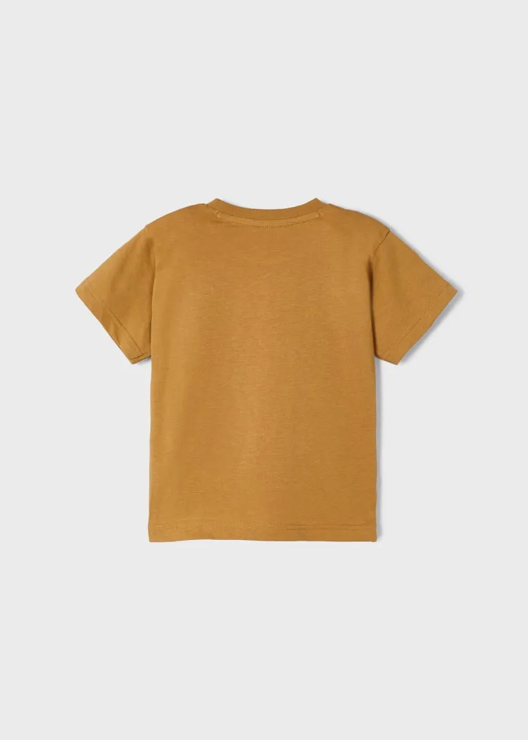 Mayoral S/s t-shirt for boy - Camel