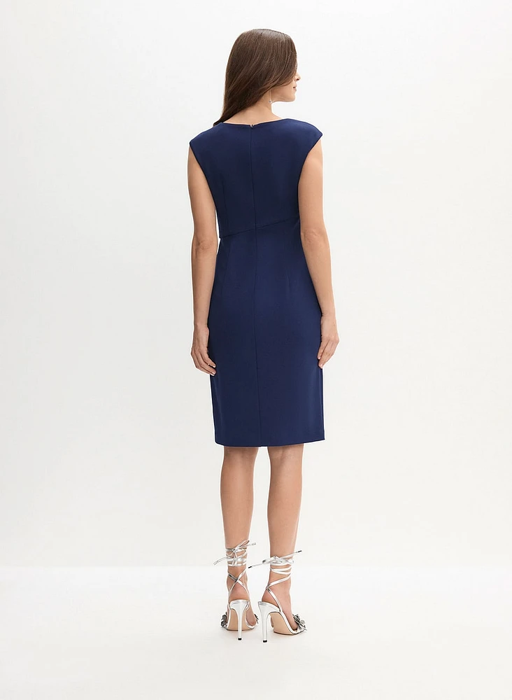 Melanie Lyne Adrianna Papell - Asymmetric Neck Dress