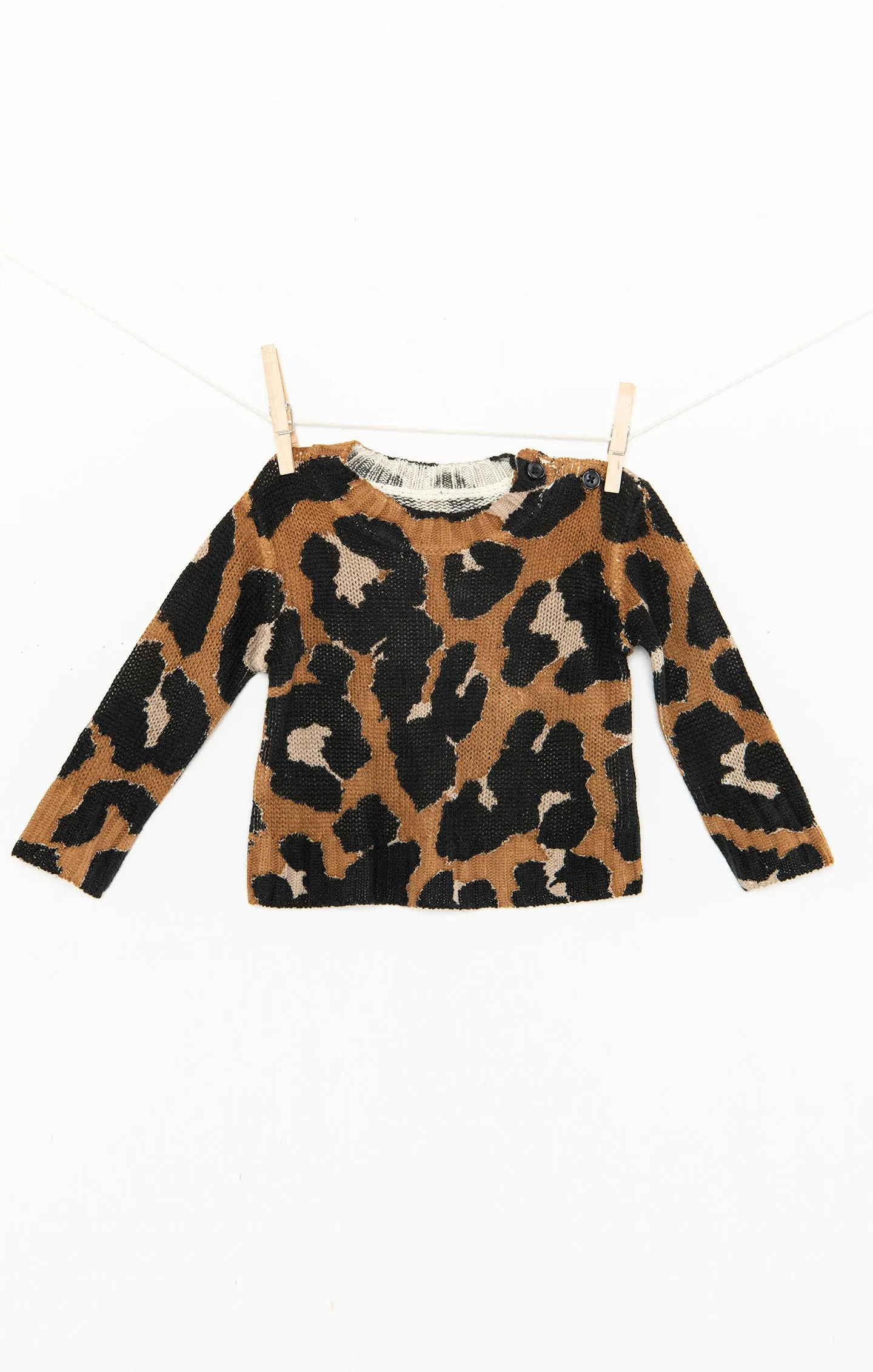 Mini Arroyo Sweater ~ Cognac Wildcat Knit