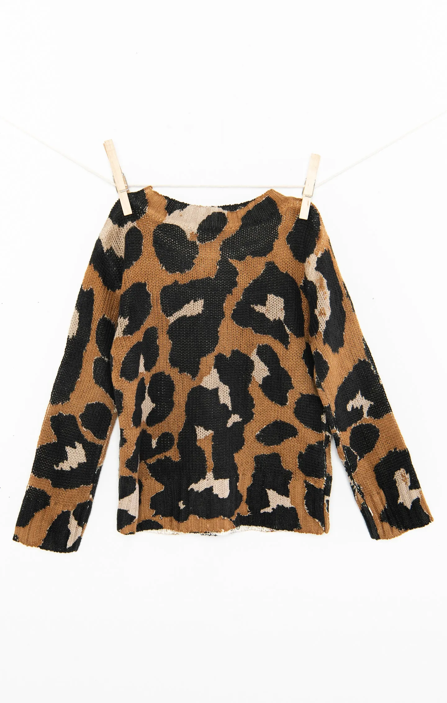 Mini Arroyo Sweater ~ Cognac Wildcat Knit