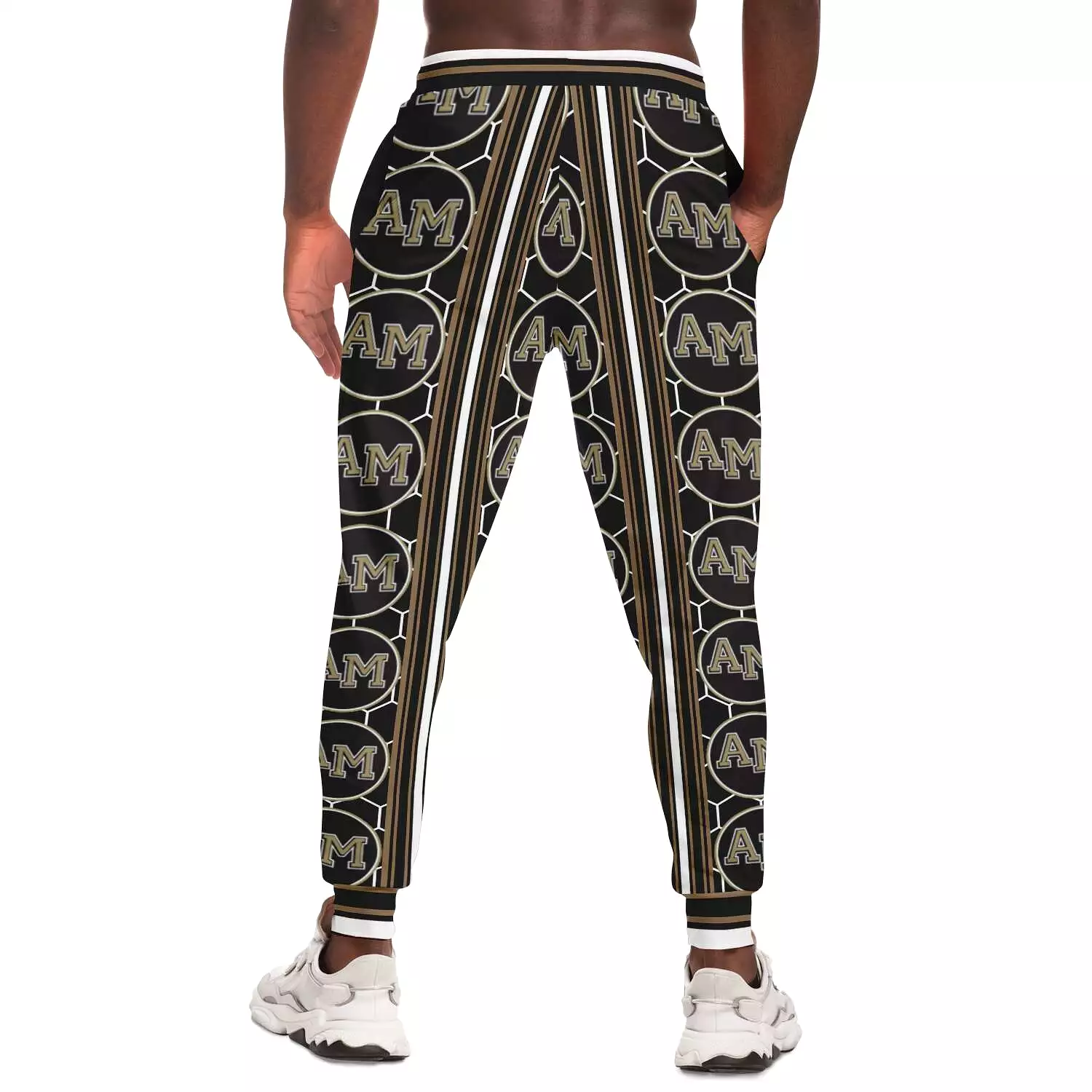 Mitty Monarchs Jet Honeycomb Unisex Fleece Joggers