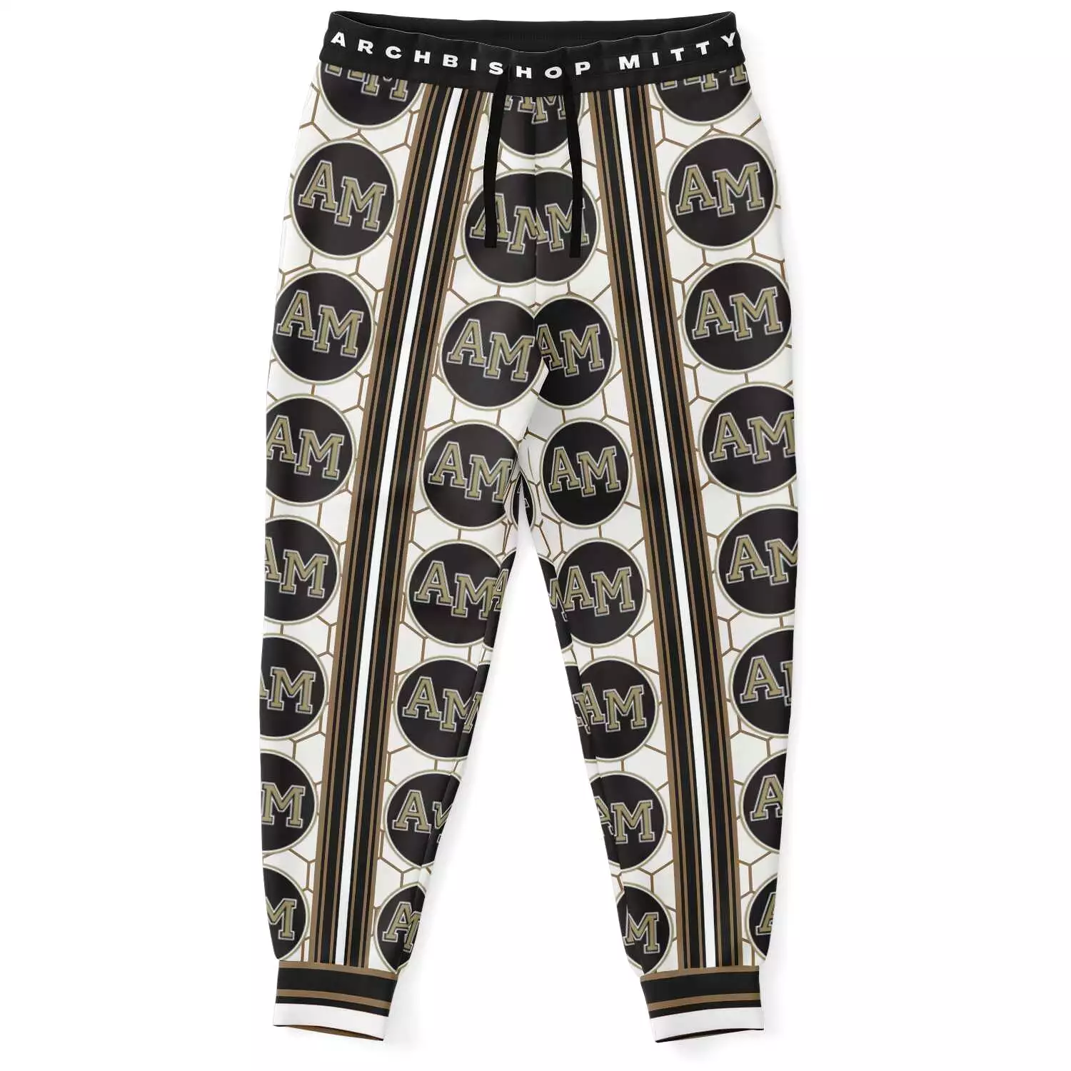 Mitty Monarchs Jet Honeycomb Unisex Fleece Joggers