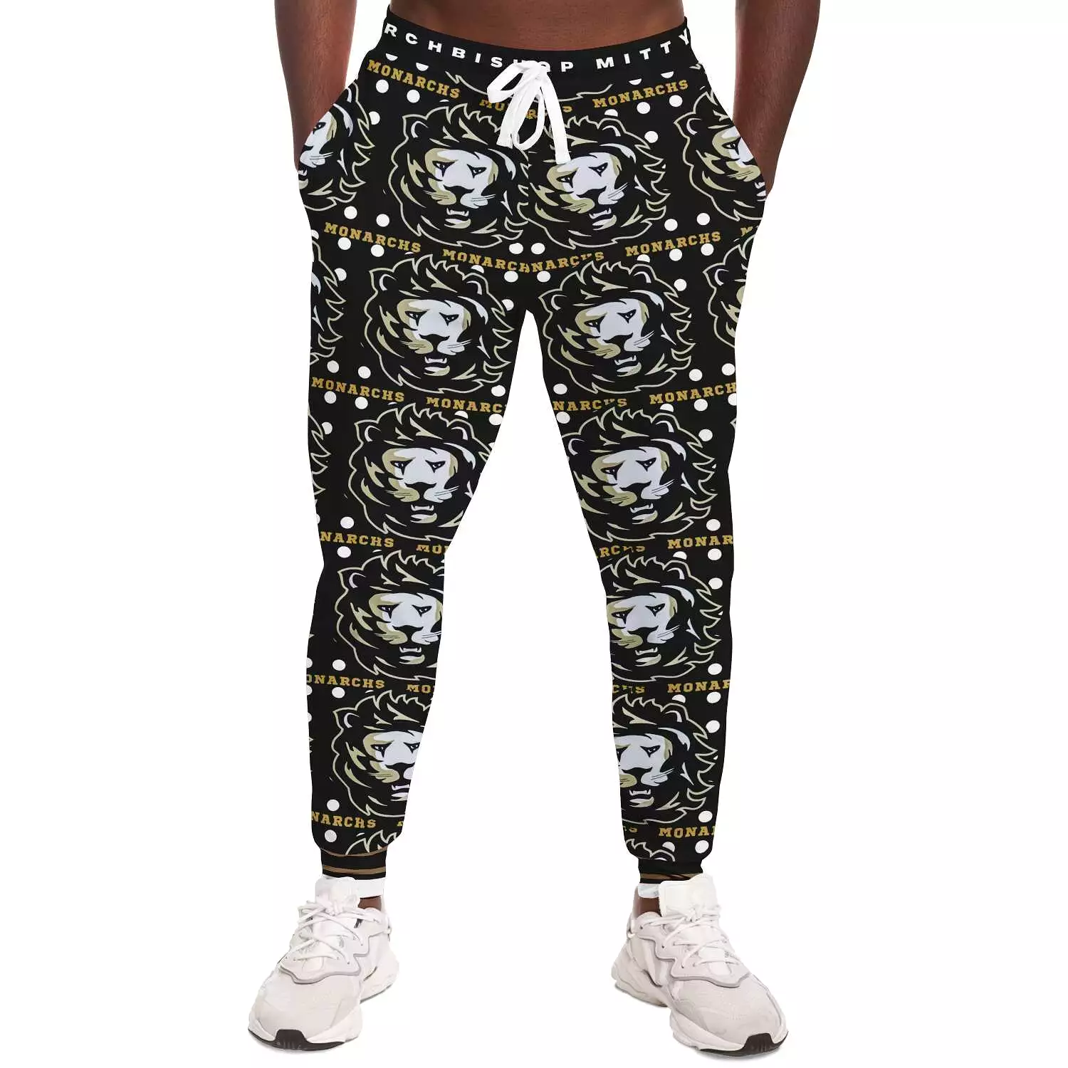 Mitty Monarchs Polka Unisex Fleece Joggers