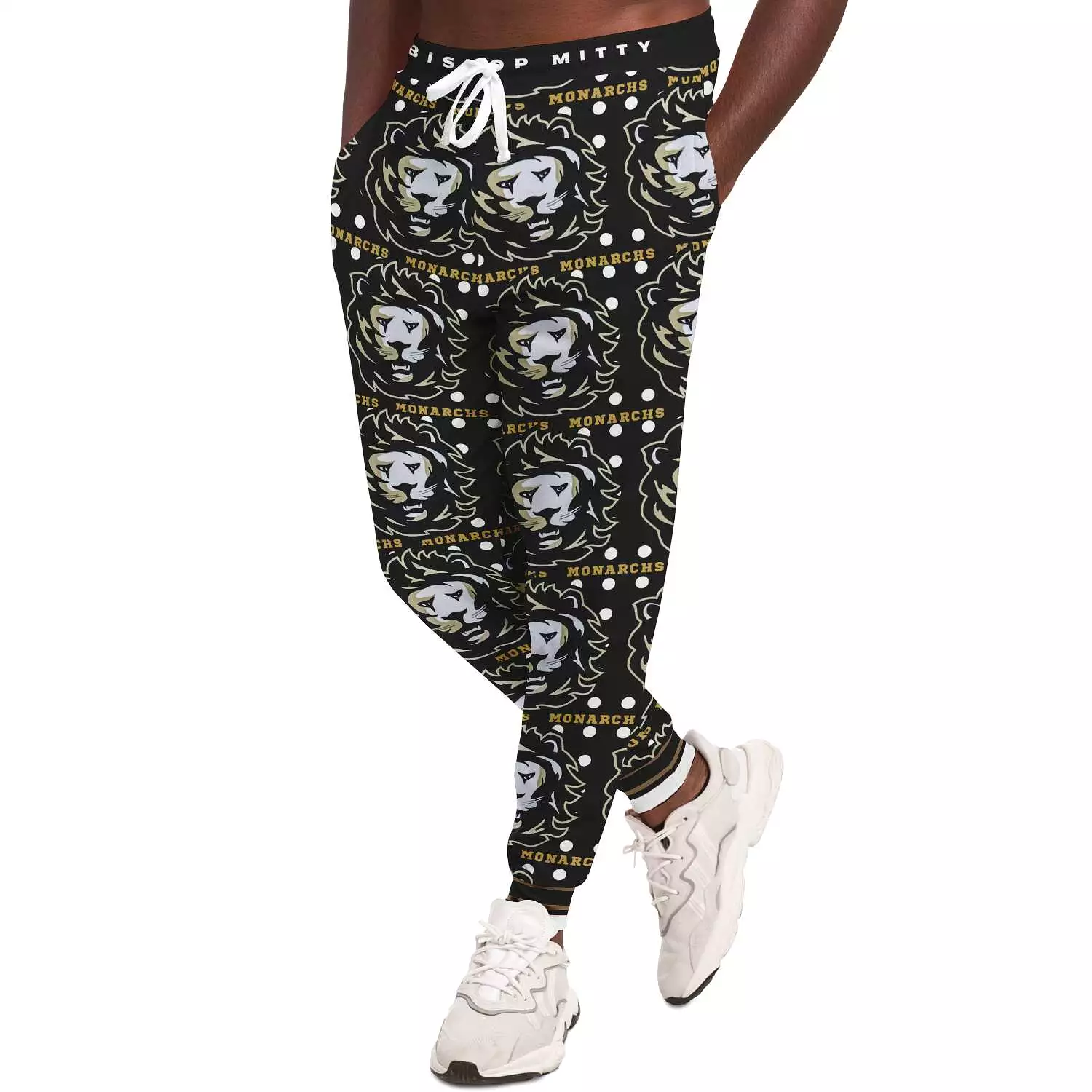 Mitty Monarchs Polka Unisex Fleece Joggers