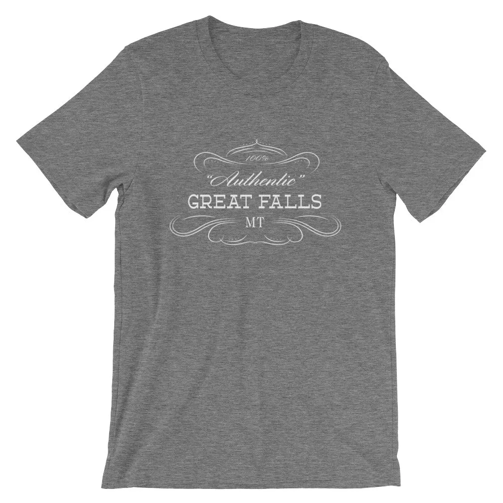 Montana - Great Falls MT - Short-Sleeve Unisex T-Shirt - Authentic