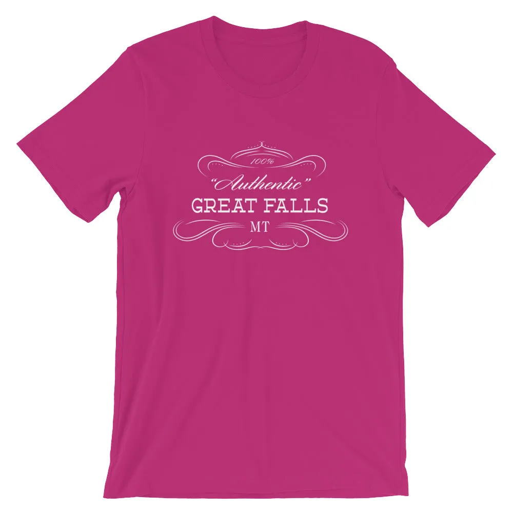 Montana - Great Falls MT - Short-Sleeve Unisex T-Shirt - Authentic