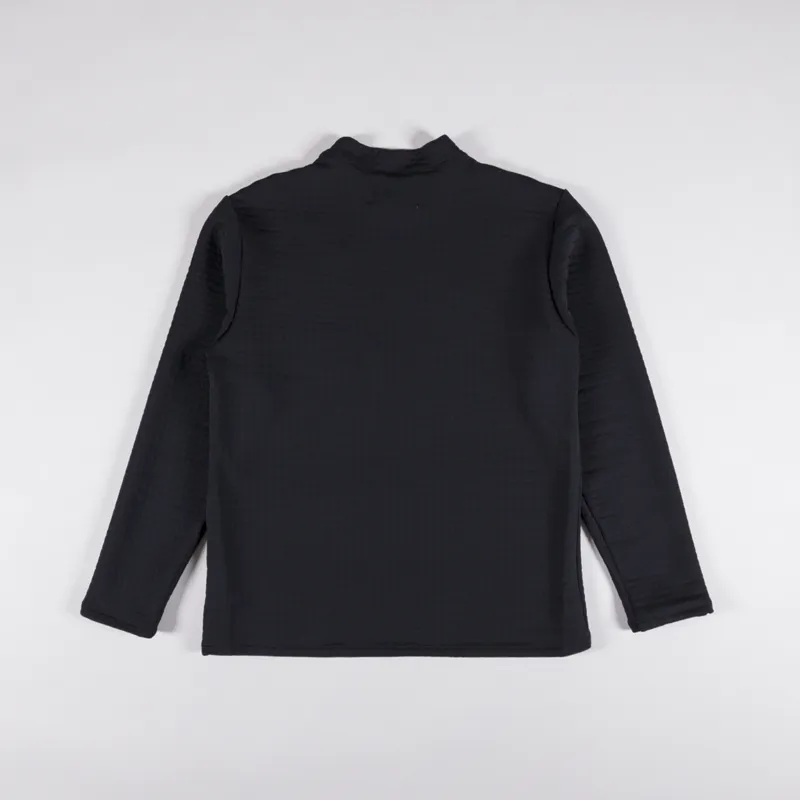 Ostrya Tessellate Fleece Sweater Black