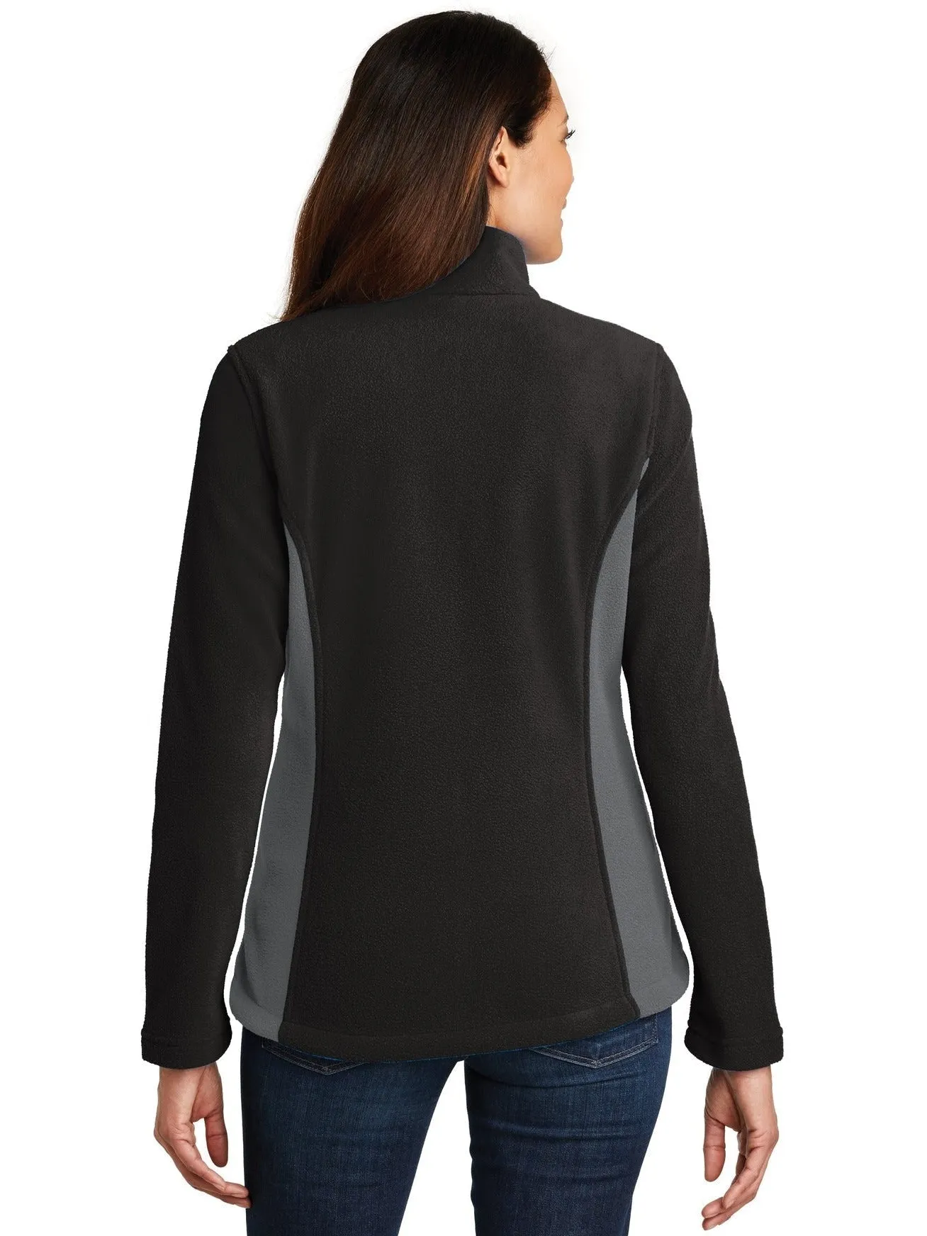 OUTLET-Port Authority Ladies Colorblock Value Fleece Jacket