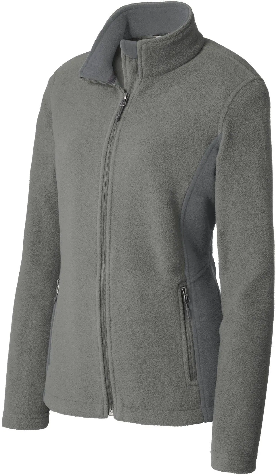 OUTLET-Port Authority Ladies Colorblock Value Fleece Jacket