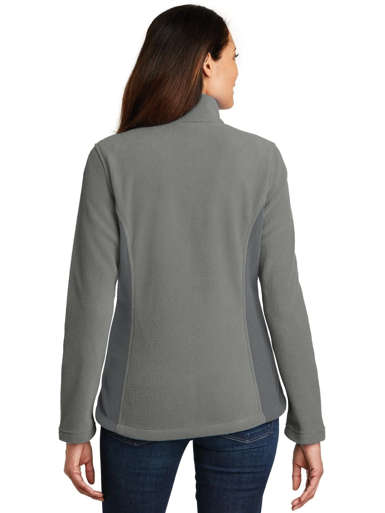 OUTLET-Port Authority Ladies Colorblock Value Fleece Jacket