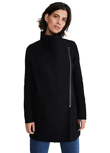 Phase Eight Byanca Zip Knit Coat | Kaleidoscope