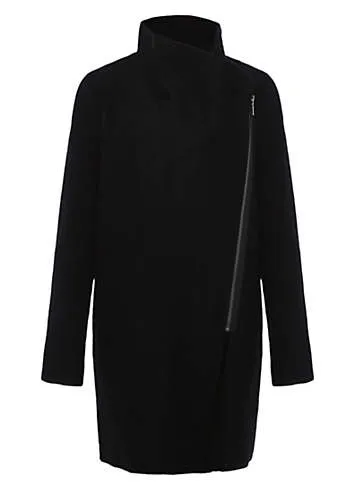 Phase Eight Byanca Zip Knit Coat | Kaleidoscope