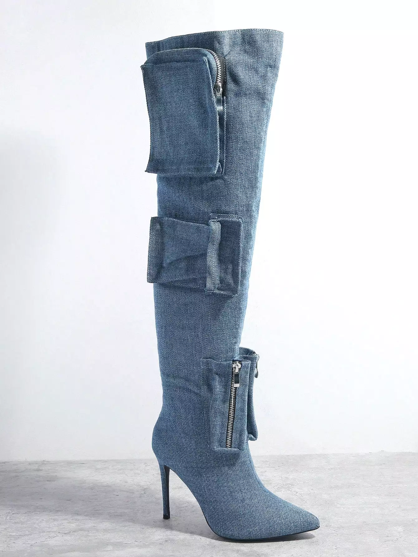 Pointy Toe Stiletto Boots