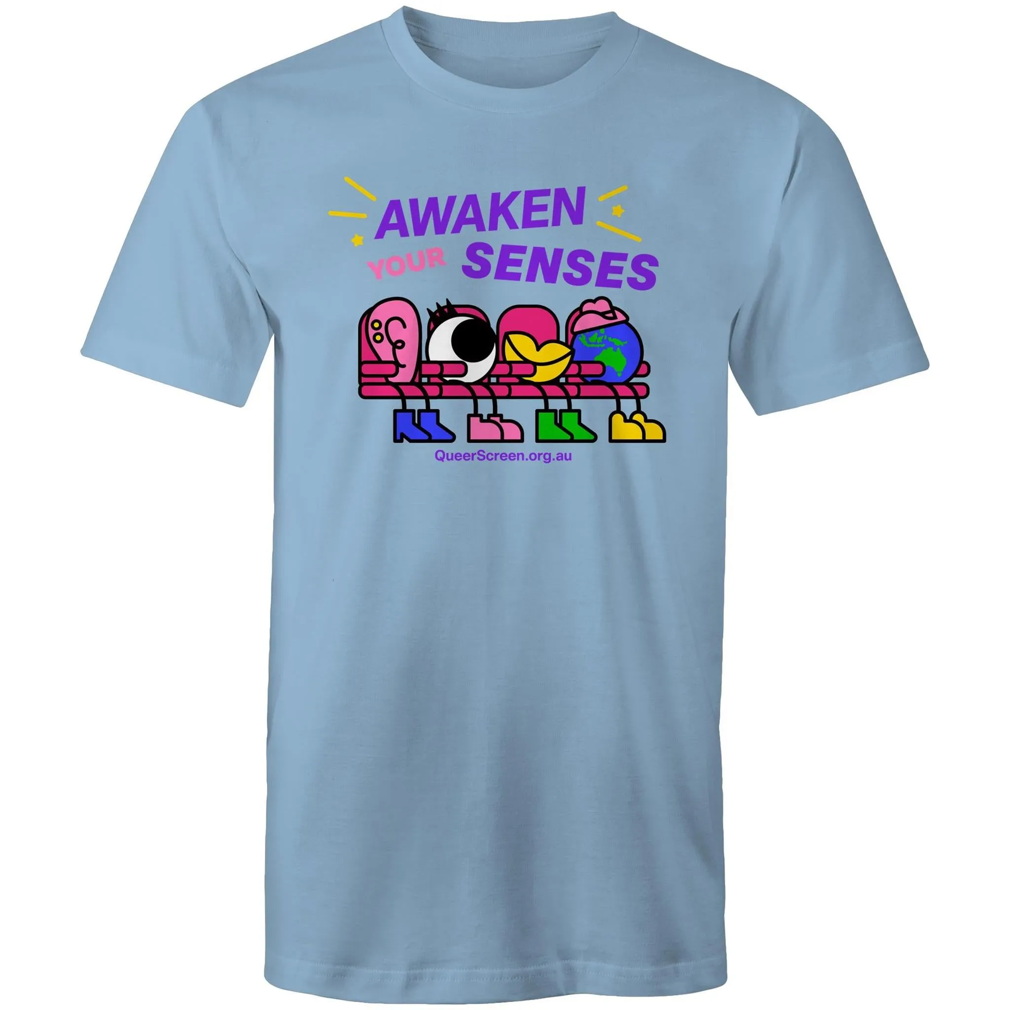 Queer Screen Awaken Your Senses T-Shirt Unisex (LG168)