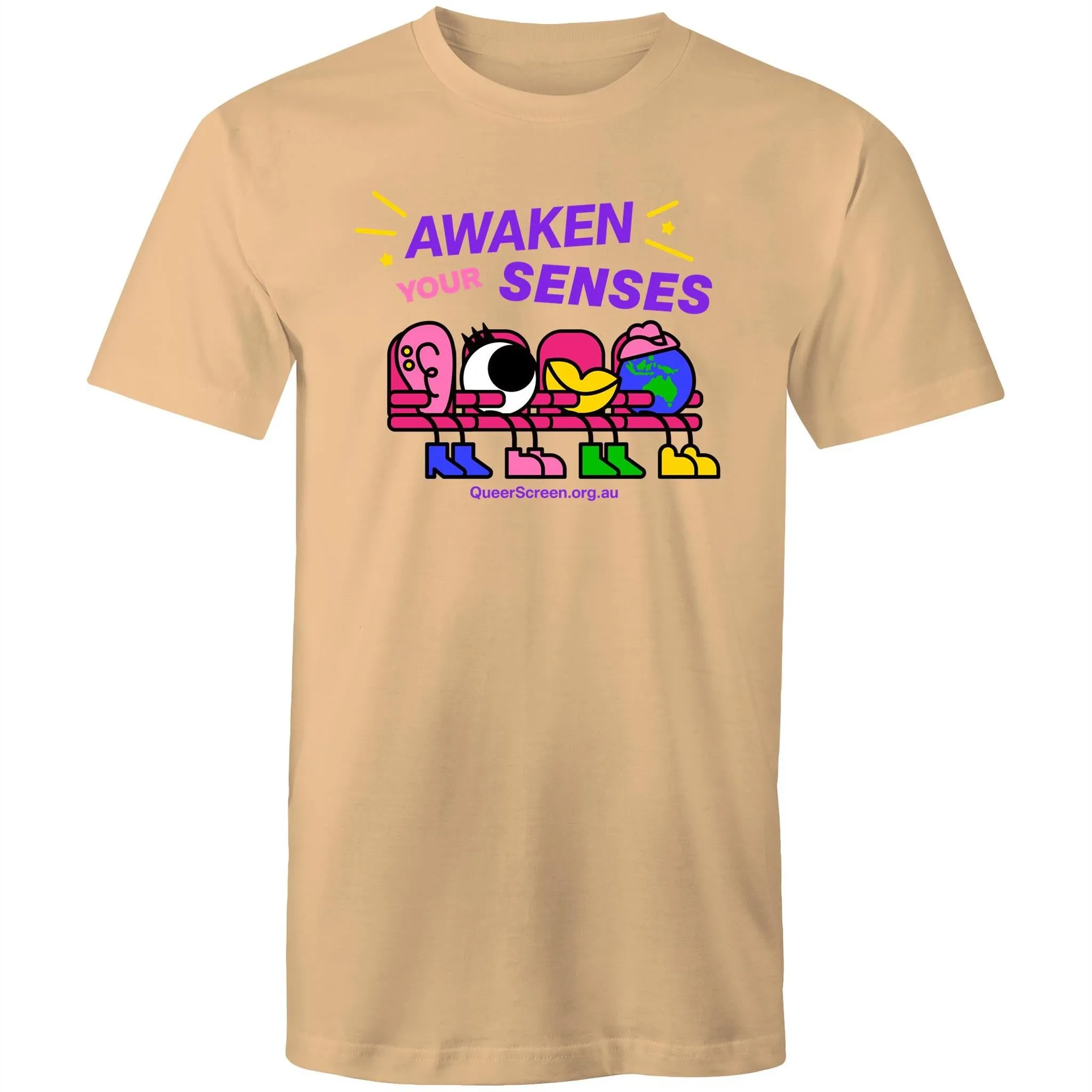 Queer Screen Awaken Your Senses T-Shirt Unisex (LG168)