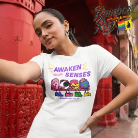 Queer Screen Awaken Your Senses T-Shirt Unisex (LG168)