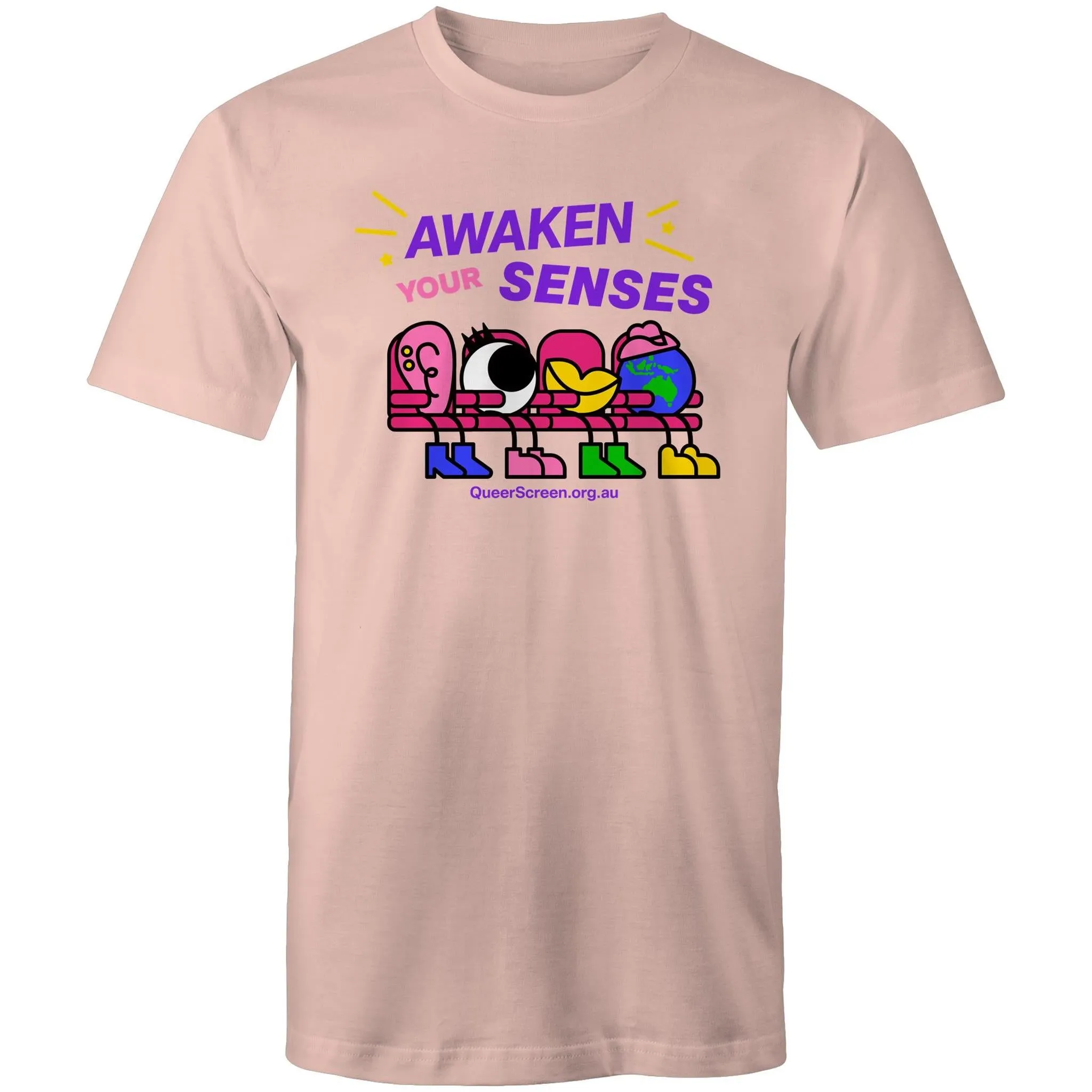 Queer Screen Awaken Your Senses T-Shirt Unisex (LG168)