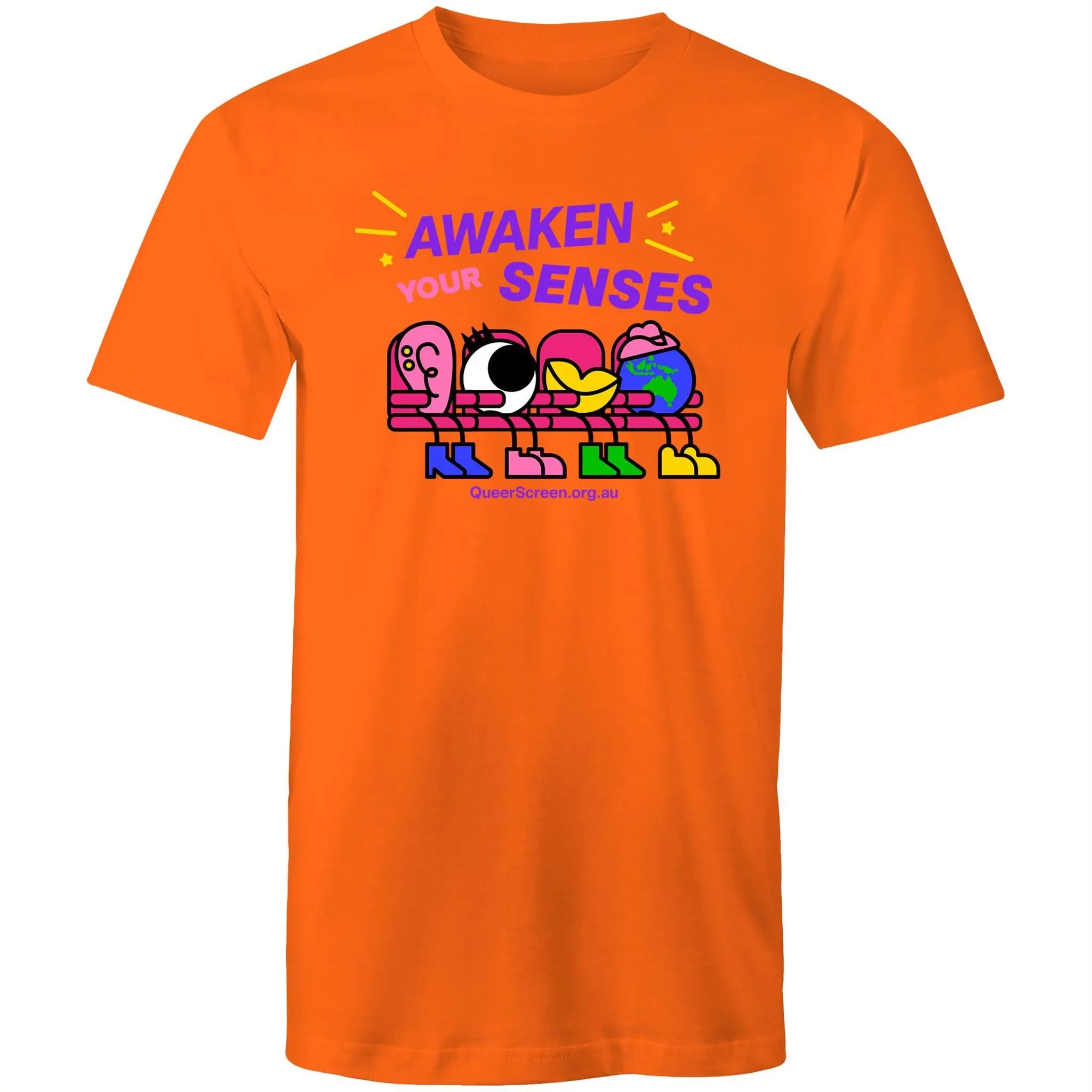 Queer Screen Awaken Your Senses T-Shirt Unisex (LG168)