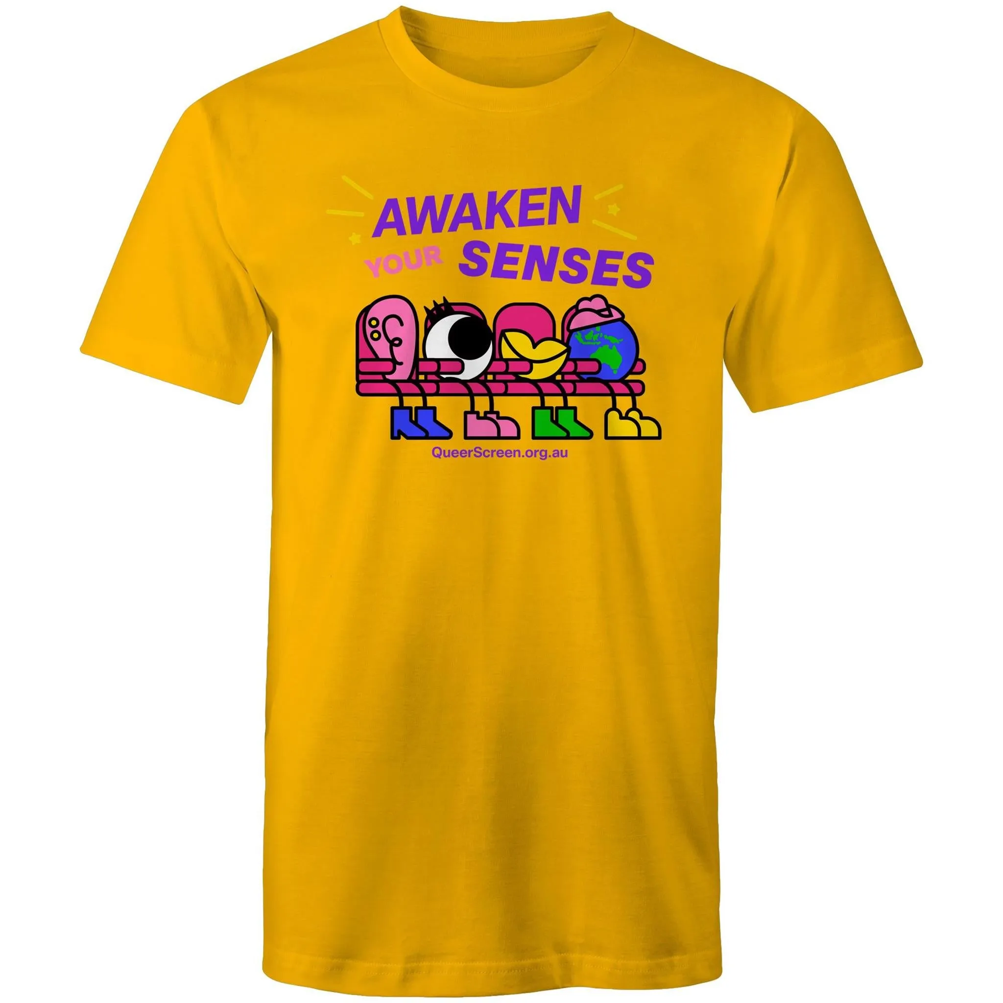 Queer Screen Awaken Your Senses T-Shirt Unisex (LG168)