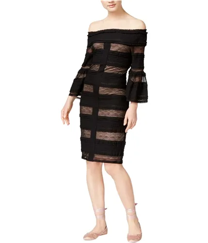 Rachel Roy Womens Lace Bodycon Dress