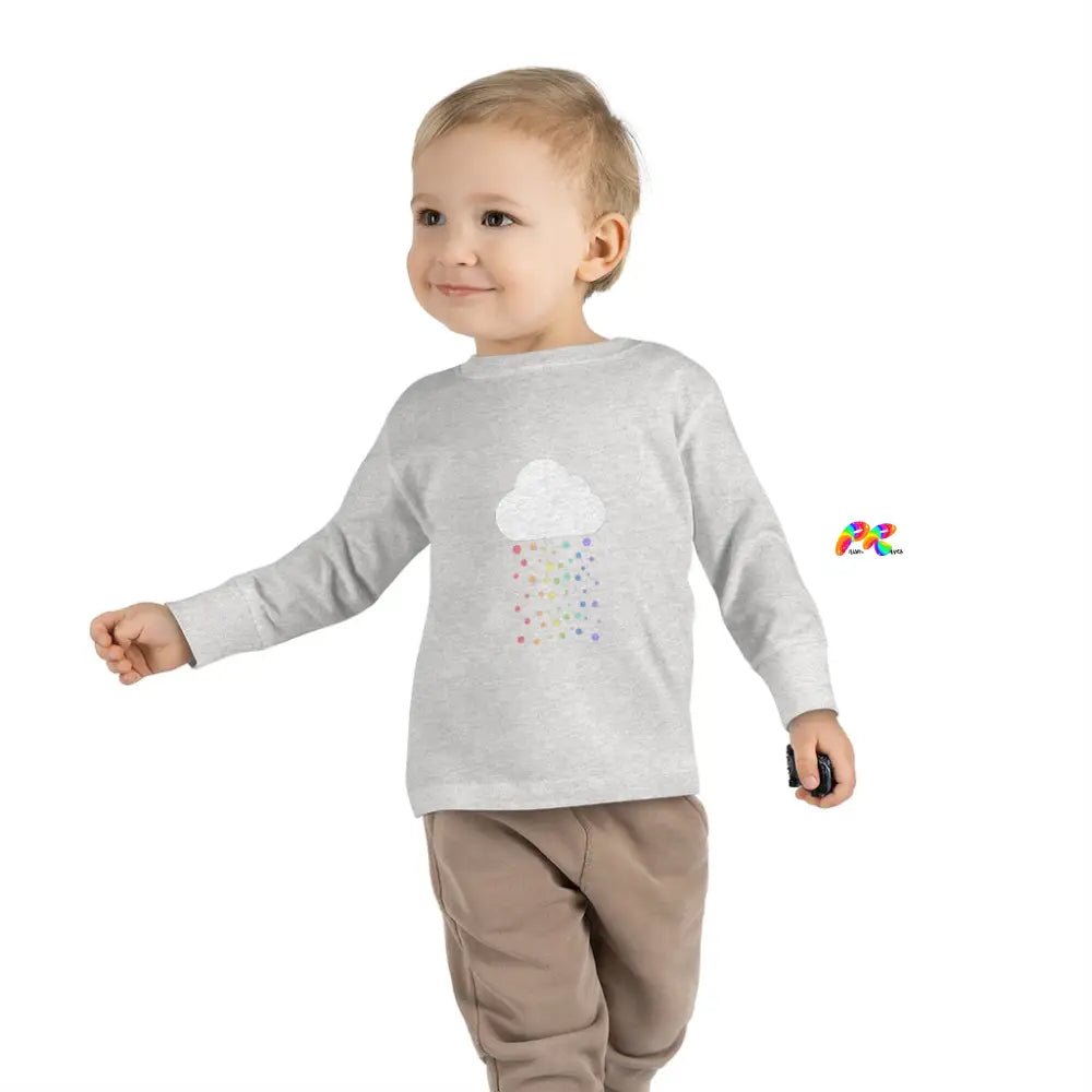 Rainbow Cloud Toddler Long Sleeve T-Shirt