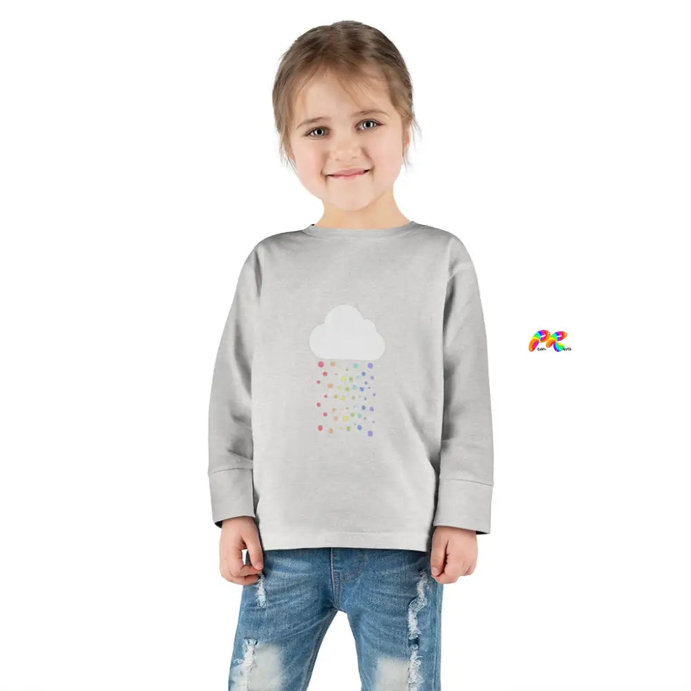 Rainbow Cloud Toddler Long Sleeve T-Shirt