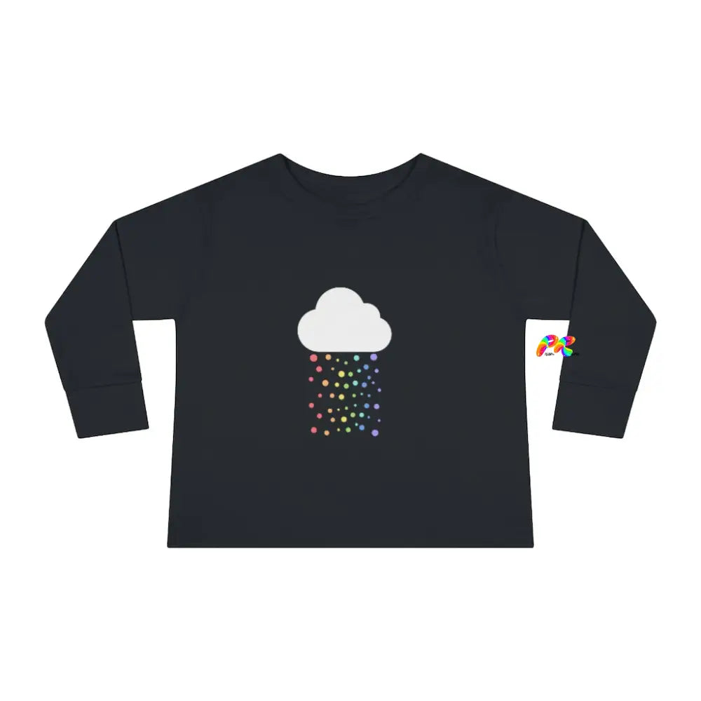 Rainbow Cloud Toddler Long Sleeve T-Shirt