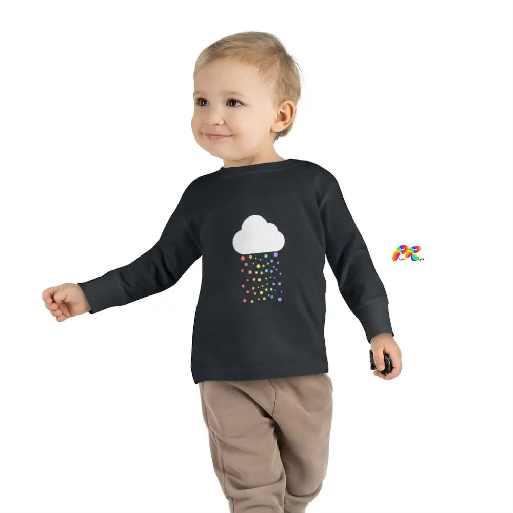 Rainbow Cloud Toddler Long Sleeve T-Shirt