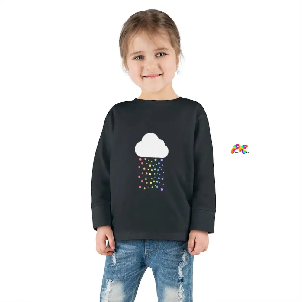 Rainbow Cloud Toddler Long Sleeve T-Shirt