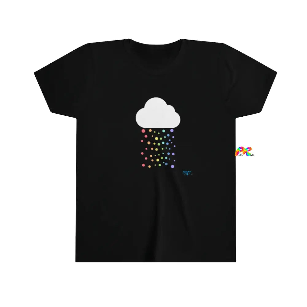 Rainbow Storm Cloud Youth Short Sleeve T-Shirt