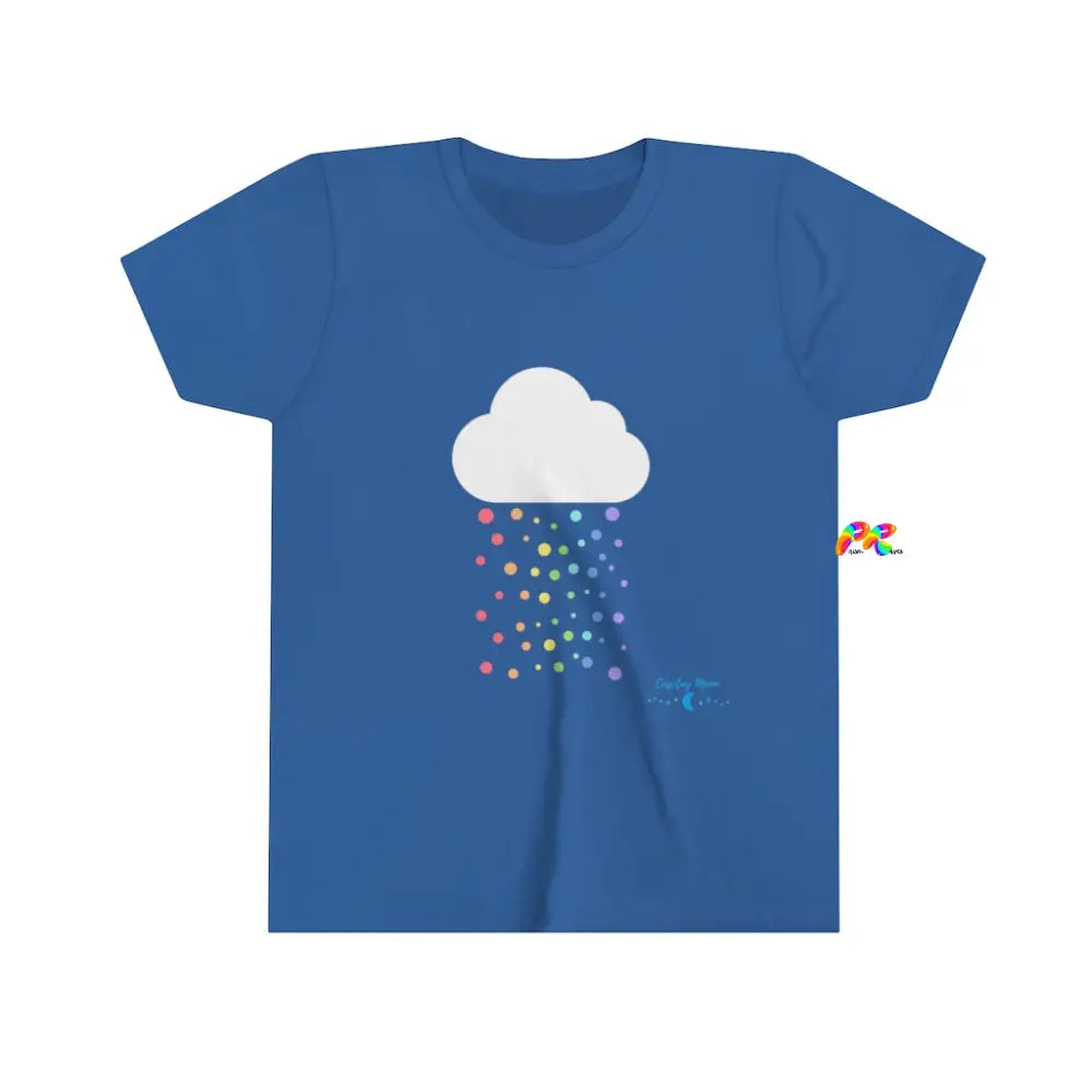 Rainbow Storm Cloud Youth Short Sleeve T-Shirt