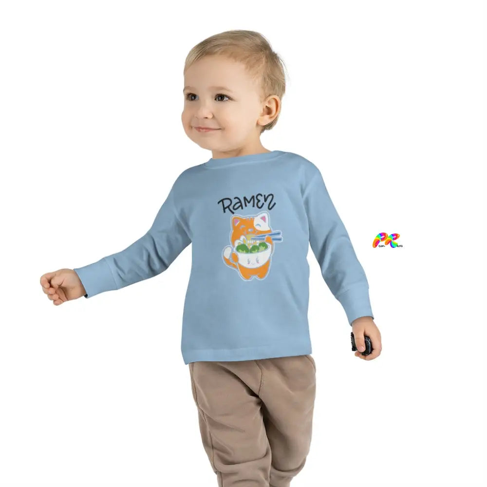 Ramen Cat Toddler Long Sleeve T-Shirt