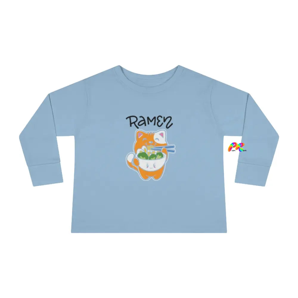 Ramen Cat Toddler Long Sleeve T-Shirt